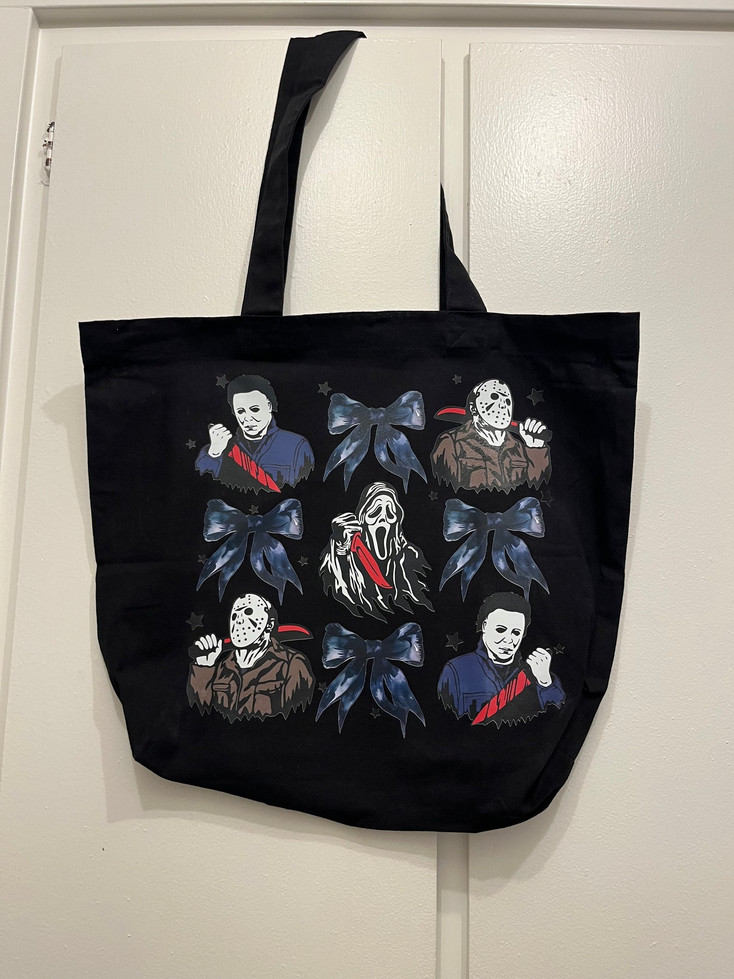 Slasher Icons Bow Tote Bag