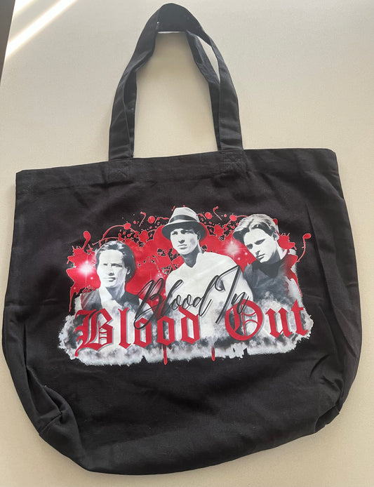 Blood In, Blood Out Canvas Tote Bag