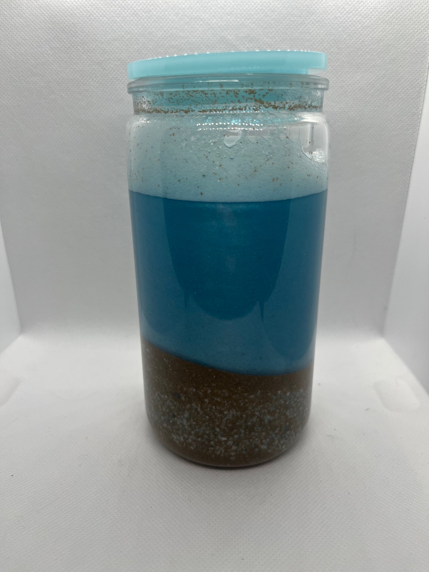 Mermaid Vibes Snow Globe Tumbler – 16 oz