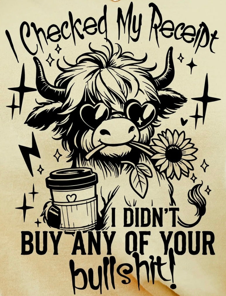 I Checked My Receipt