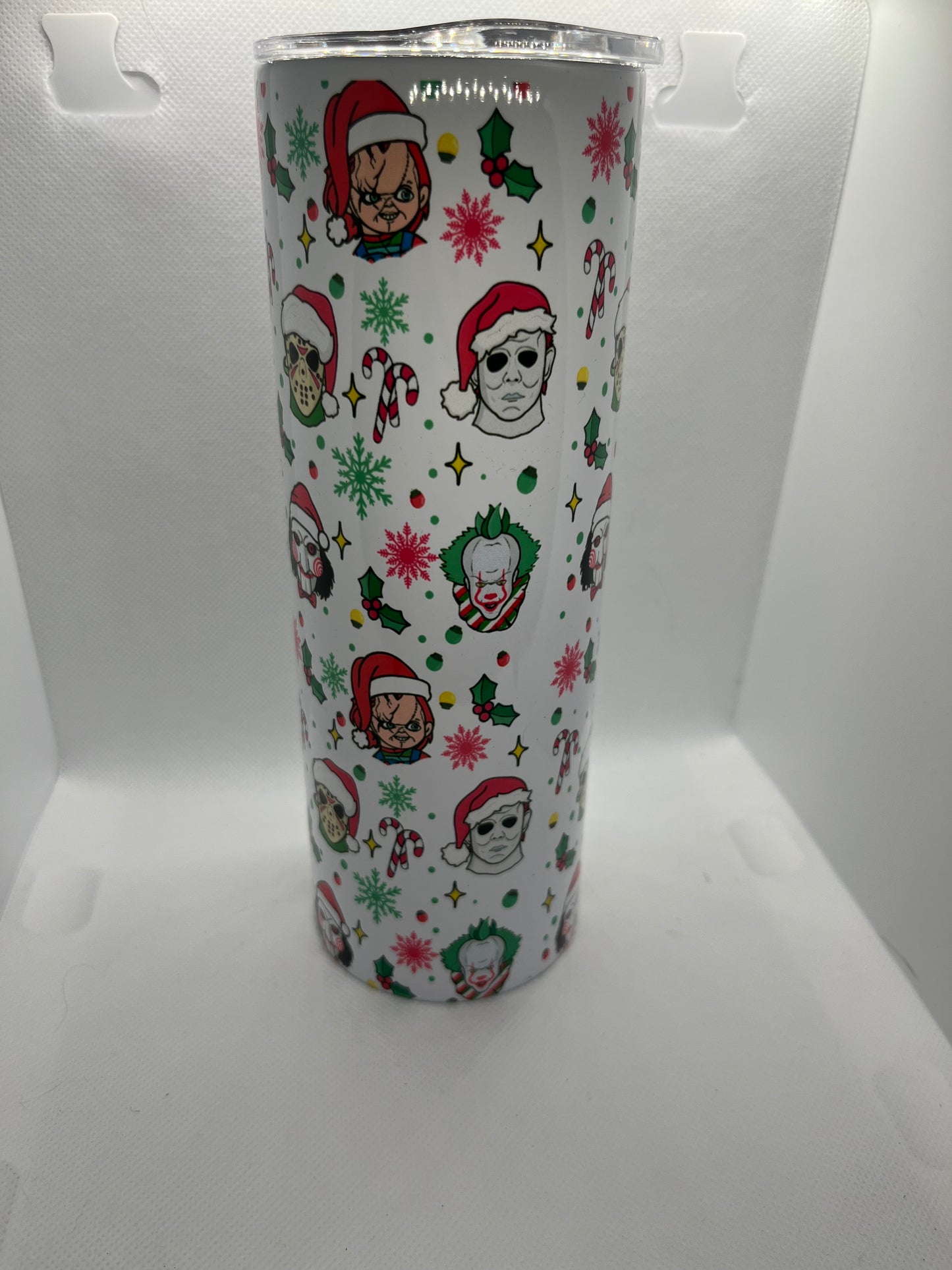 🎄 Holiday Horror Vibes Tumbler