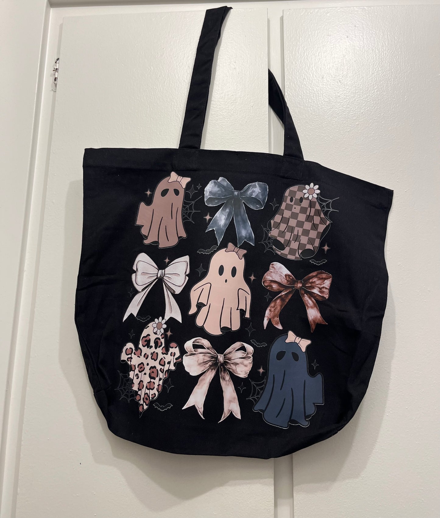 Coquette Ghosts & Bows Tote Bag