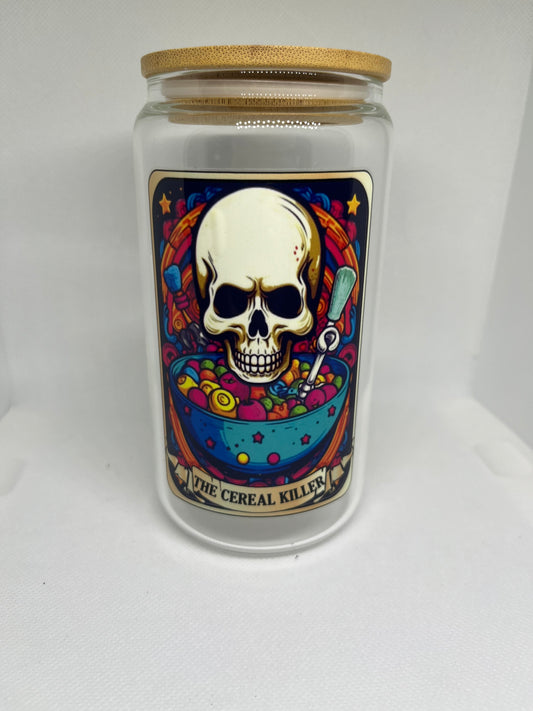 The Cereal Killer Glass Tumbler