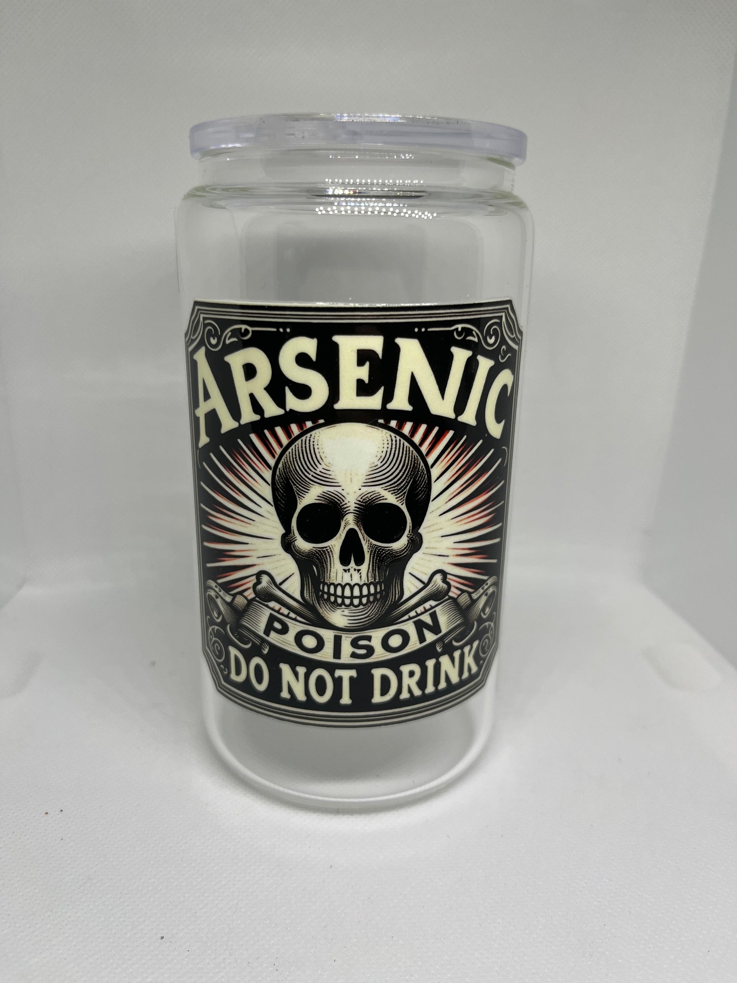 Arsenic Poison Glass Tumbler