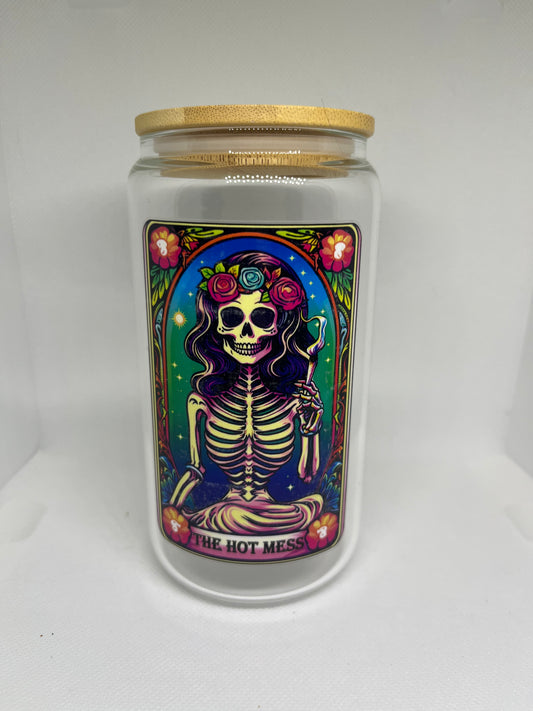 The Hot Mess Glass Tumbler