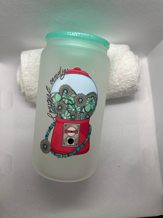 Cowgirl Candy Frosted Glass Tumbler