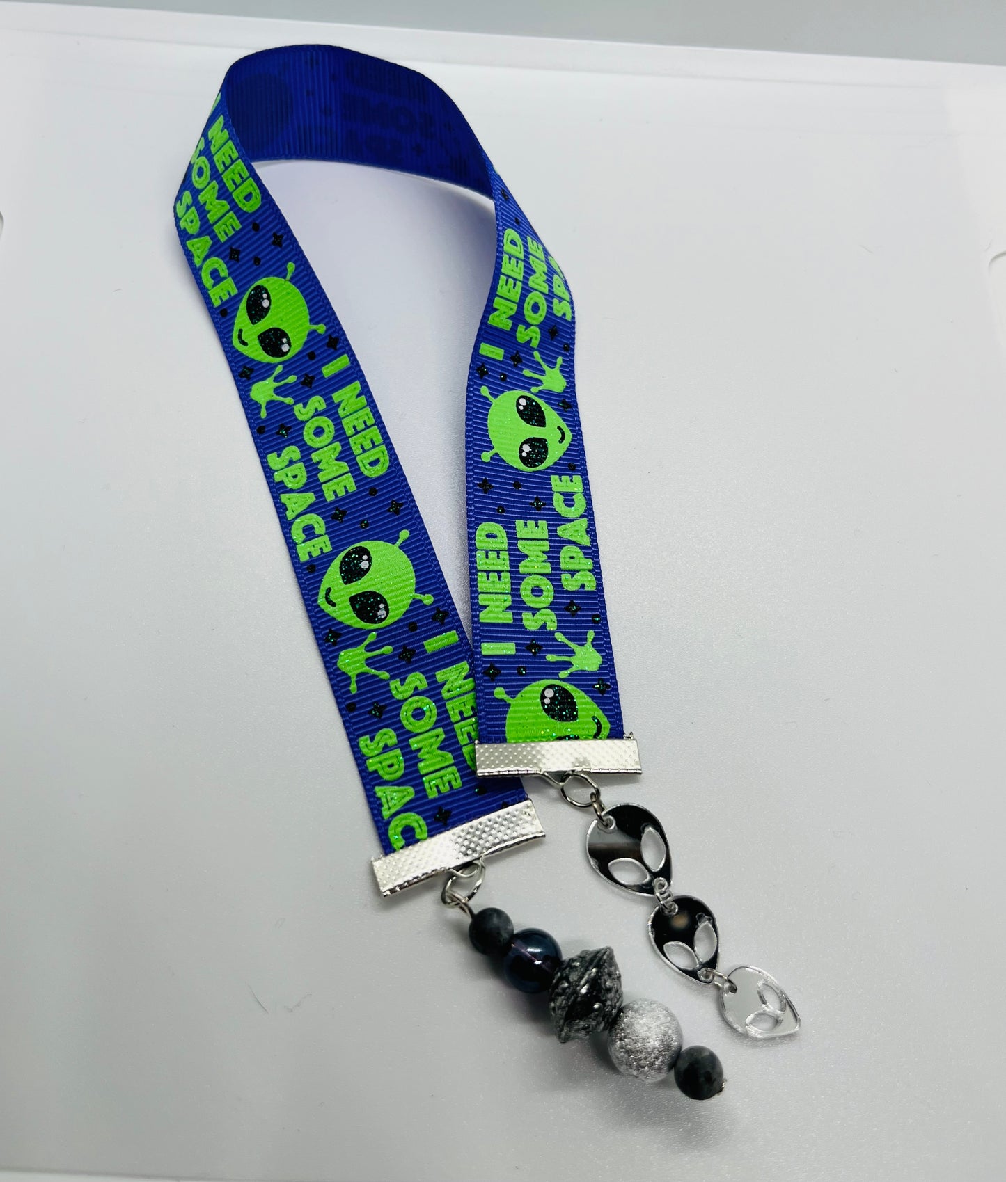“I Need Some Space” Alien Ribbon Bookmark