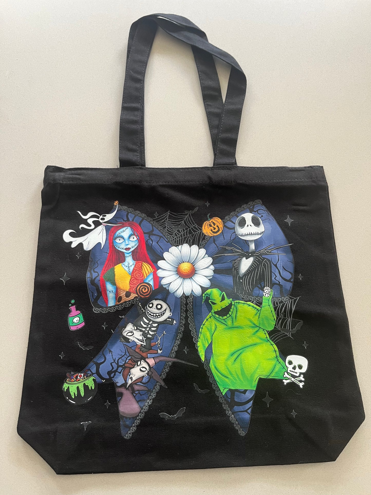 Spooky Bow Halloween Tote