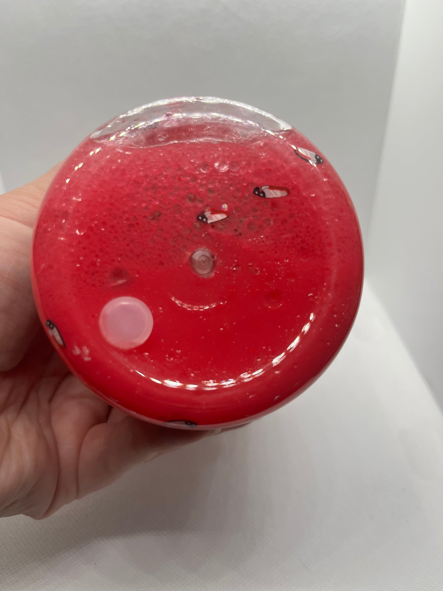 Horror Icons Blood Drip Snow Globe Tumbler – 16 oz Plastic Cup