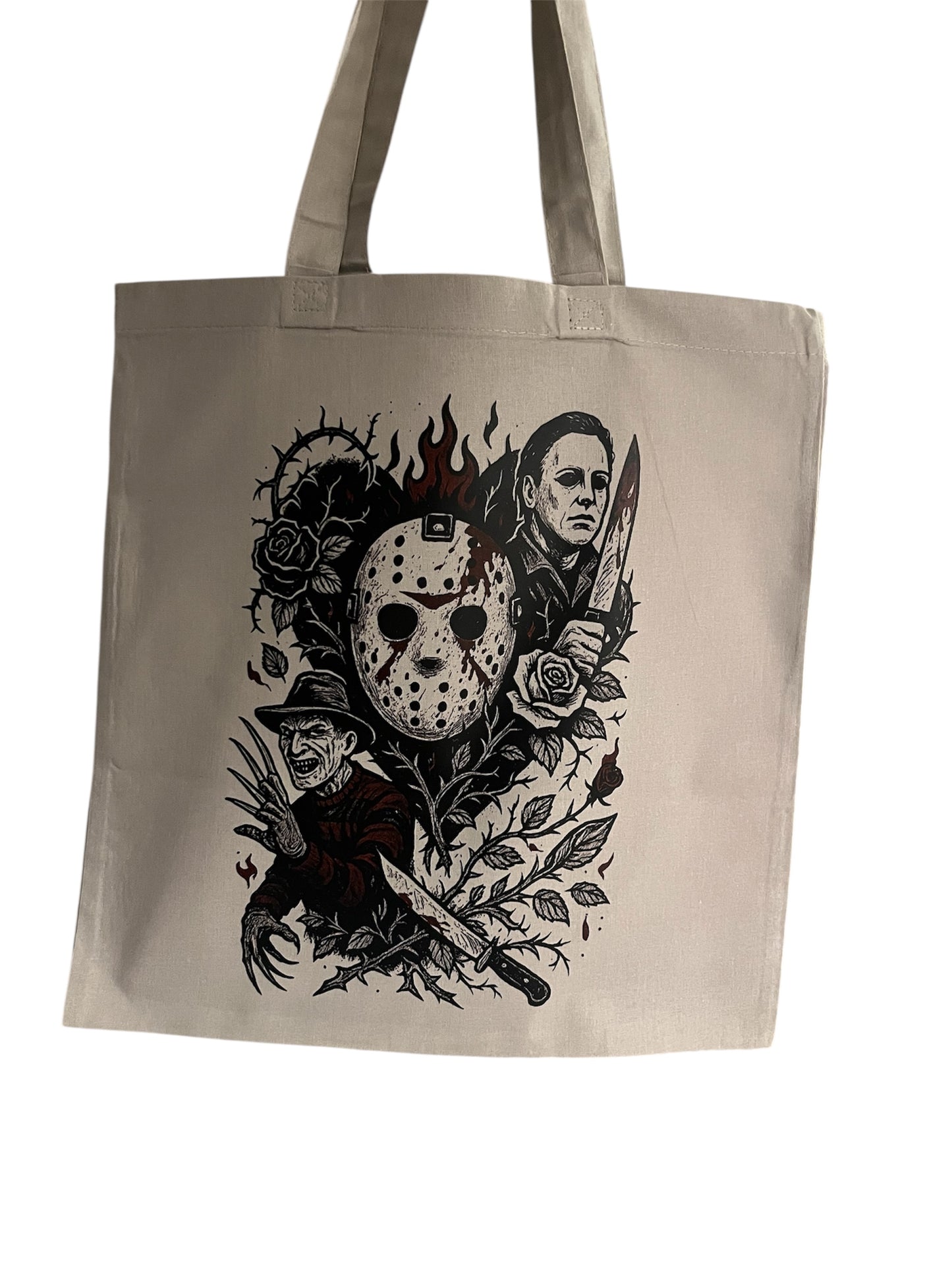 Gothic Slasher Aesthetic Reusable Tote