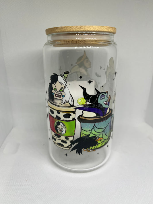 Villainous Sip Glass – 16 oz Horror & Dark Character Can Glass