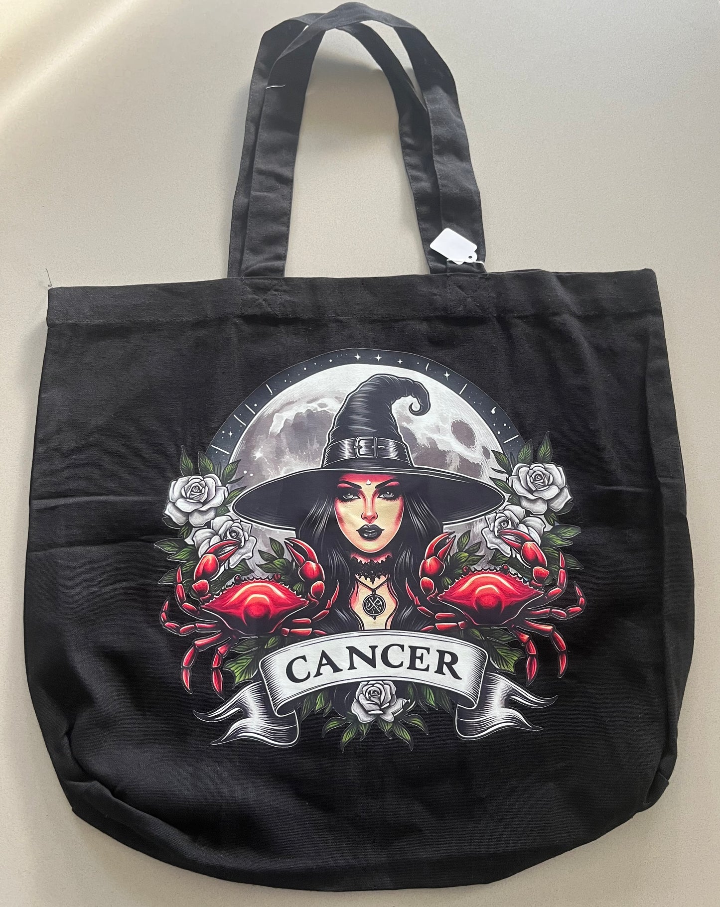 Cancer Witch Zodiac Tote Bag