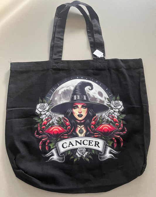 Cancer Witch Zodiac Tote Bag