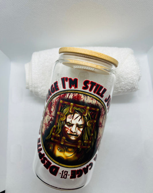 13 Ghosts Inspired Glass Tumbler