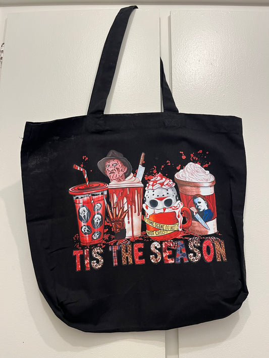 Tis the Season Horror Coffee Tote Bag
