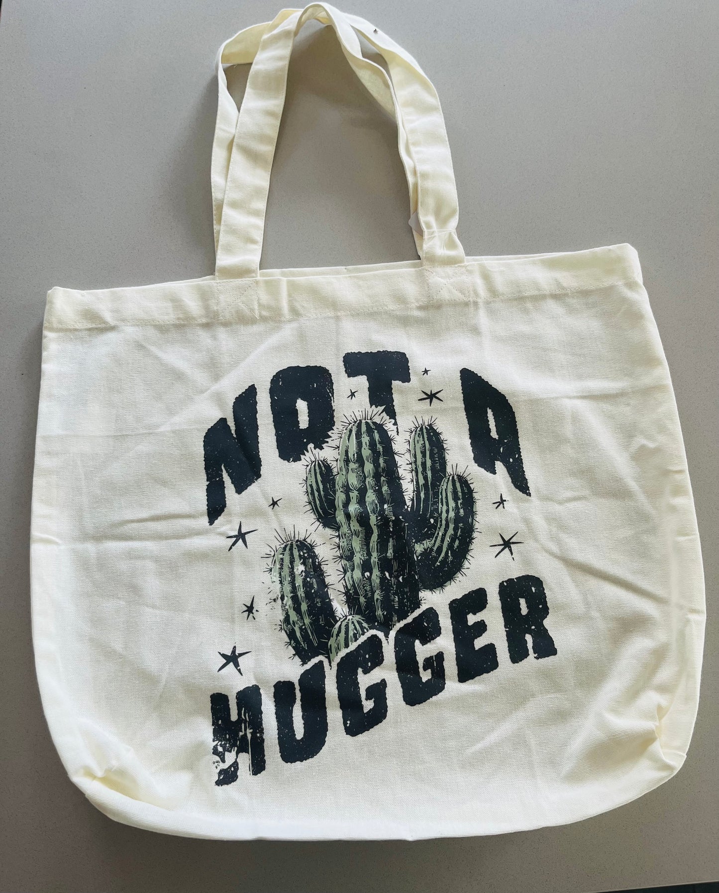 Not a Hugger Cactus Tote