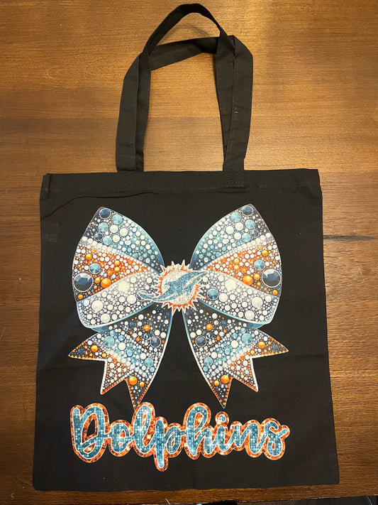 Dolphins Bow Tote