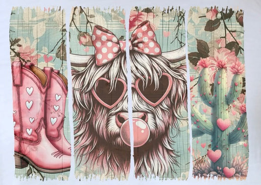 Bubble Gum Hyland Cow