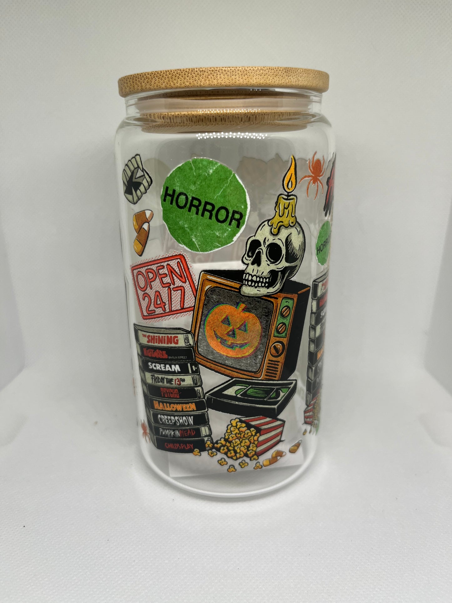 Horrorwood Video Glass Tumbler
