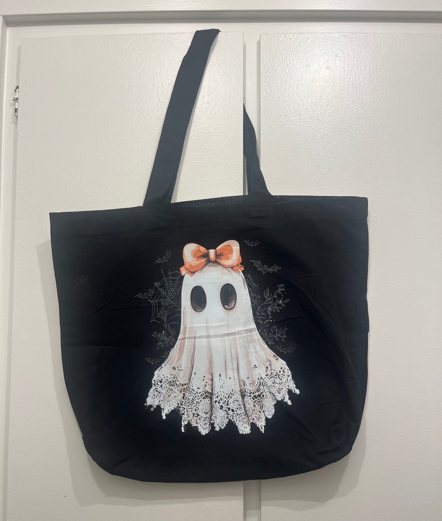 Cute Ghost Lace Tote Bag